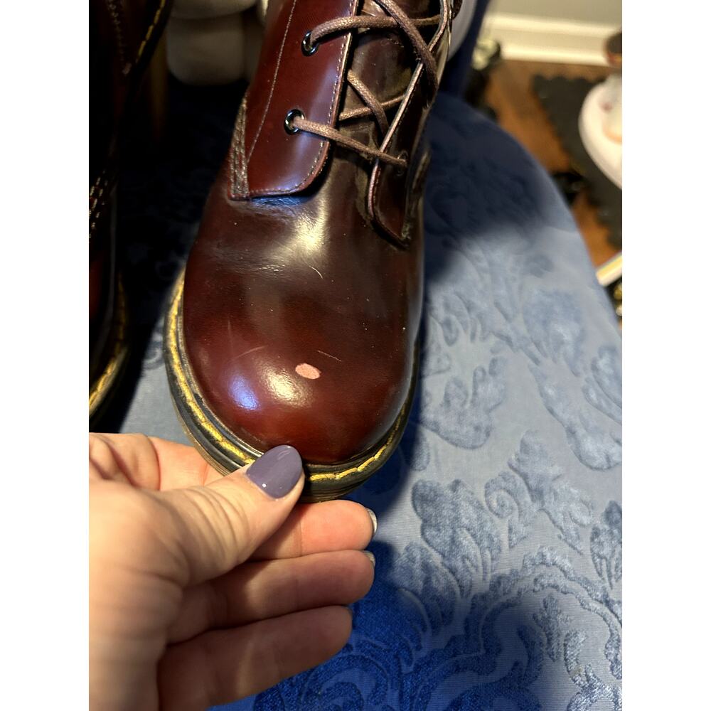 Dr Martens Cherry Red Sadie Heels size 10/EU 42 - Picture 3 of 6